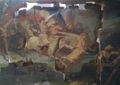 Comment réparer la toile déchirée d’un tableau